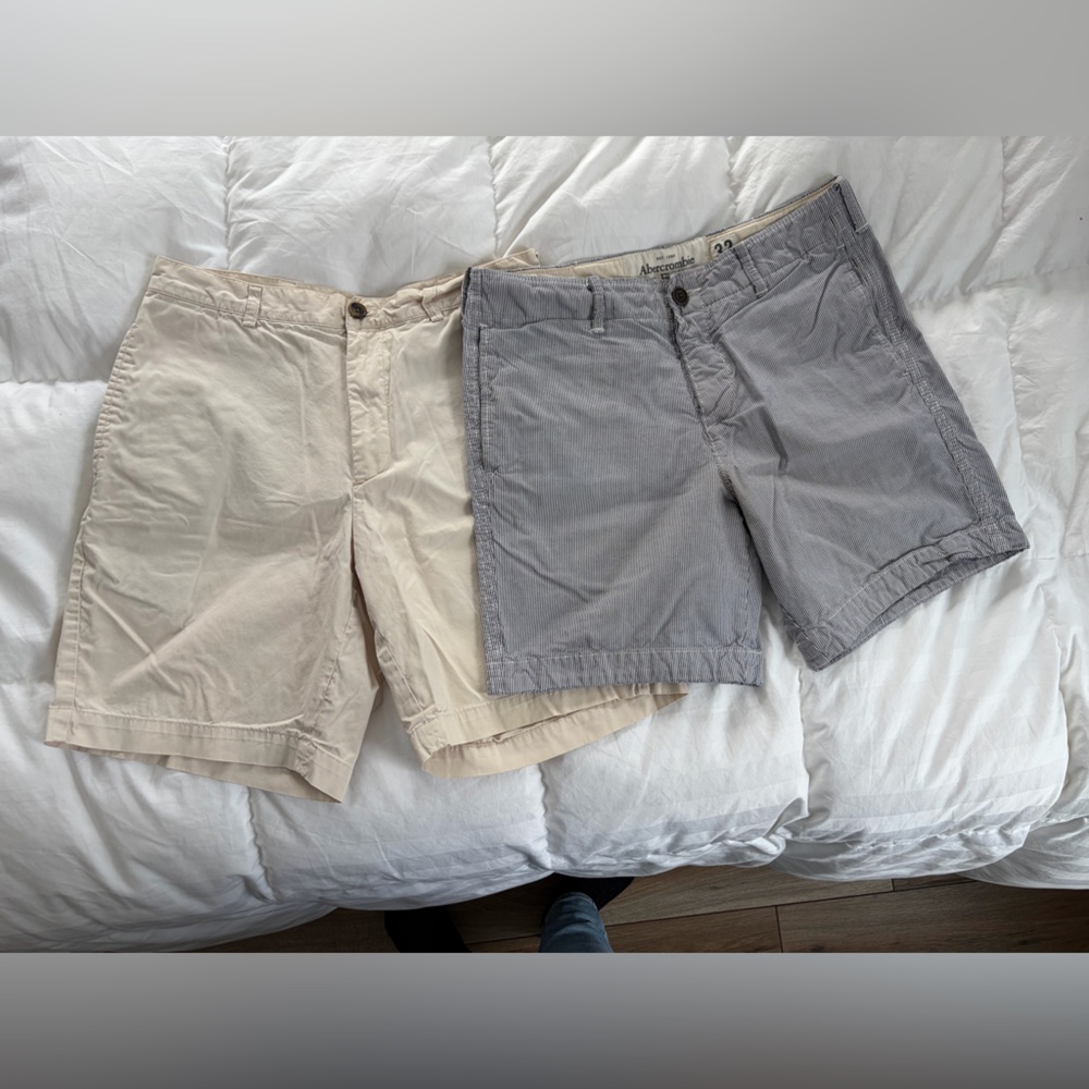 Men’s Shorts Bundle, Vacation, Preppy, Classic, Summer, Picnic, Size:32